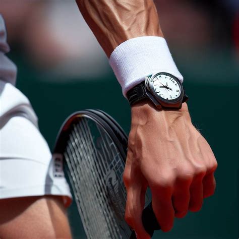 why do tennis players wear watches|professional tennis players wearing watches.